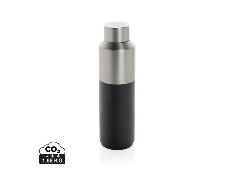 Fluid Flasche aus RCS-zertifiziert recyceltem Stahl, 600ml Werbeartikel