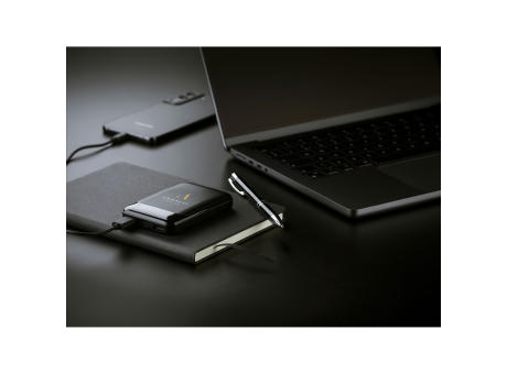 Product image Compact 5000 RCS Recycled ABS Powerbank bedrucken