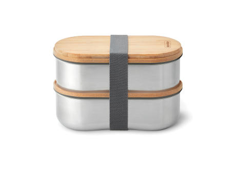 Black+Blum Stainless Steel Double Bento Box Werbeartikel