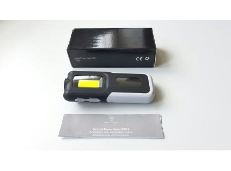 LED Arbeitsleuchte mit Dualbetrieb "Hybrid Power Light 500 L" Werbeartikel