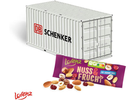 3D Präsent "Container" mit Lorenz Nuss & Frucht Werbeartikel