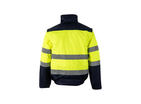 VL JUPITER LARGE. Zweifarbige Steppjacke (180g/m²) aus Polyester (100%) mit PU-Beschichtung bedrucken