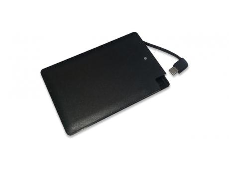Product image Powerbank PB-32 2500 mAh inkl. TYP-C Adapter Schwarz bedrucken