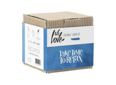 We Love The Planet Coconut Candle Kerze Werbeartikel