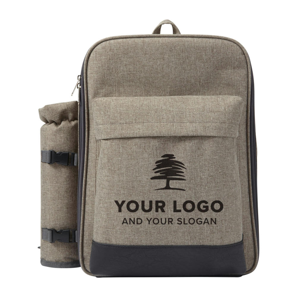 Picknick-Rucksack aus Polyester Allison Werbeartikel