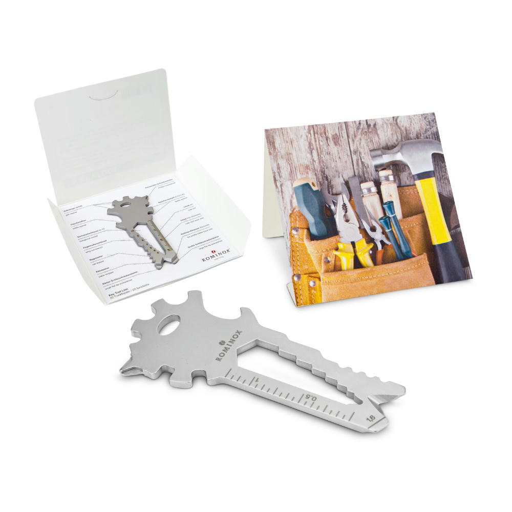 Product image Geschenkartikel: ROMINOX® Key Tool Truck / LKW (22 Funktionen) im Motiv-Mäppchen Werkzeug Werbeartikel