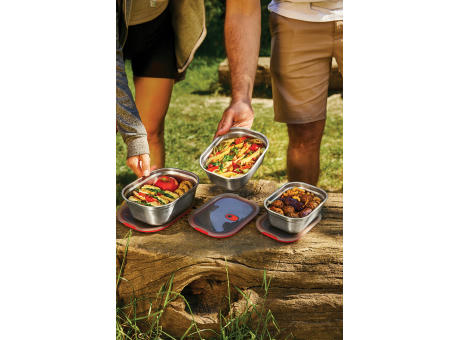 Black+Blum 3-tlg. Mealprep Box Set - klein, medium, groß Werbeartikel