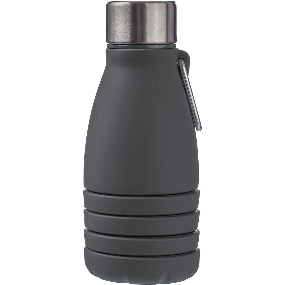 Product image Faltbare Silikon-Trinkflasche 550 ml Erin Werbeartikel