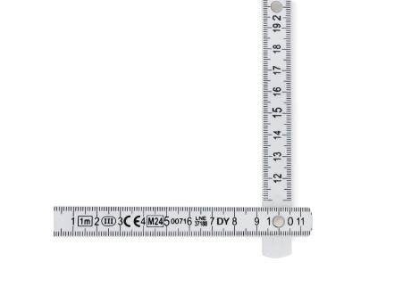 Kalibrierter faltbarer Zollstock 1m Werbeartikel