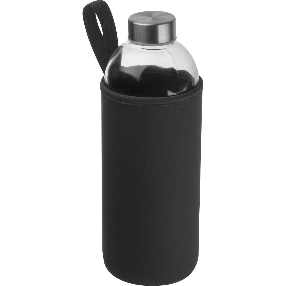Product image Trinkflasche aus Glas mit Neoprenüberzug, 1.000ml Werbeartikel
