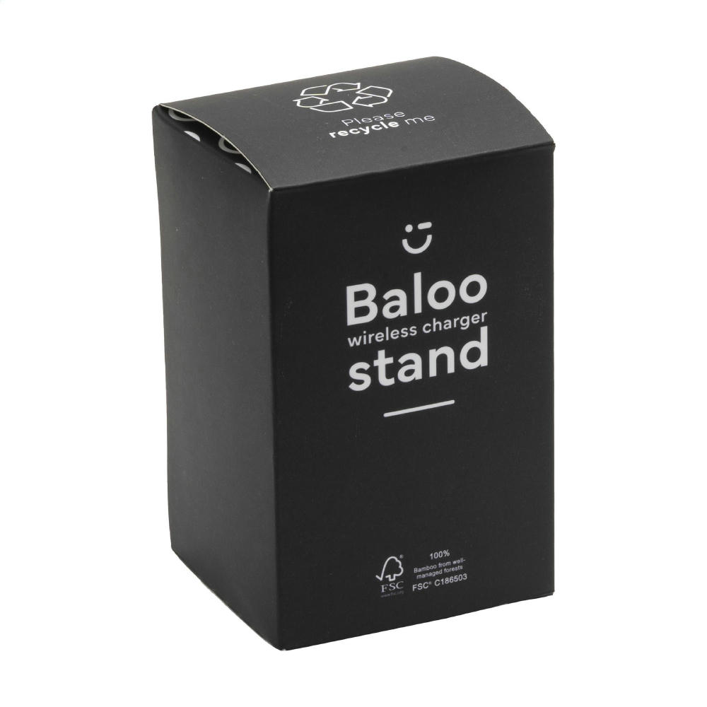 Baloo Wireless Charger Stand 15W Ladeständer Werbeartikel