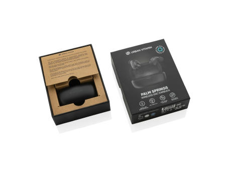 Urban Vitamin Palm Springs ENC Ohrhörer aus RCS rPlastik Werbeartikel