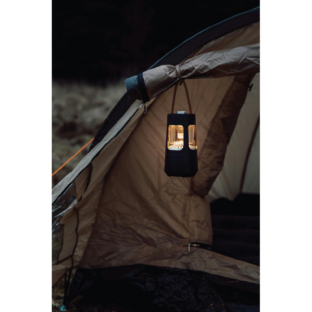 Nordic Drift Everest IPX4 Campingleuchte mit 10W-Lautspeaker Werbeartikel