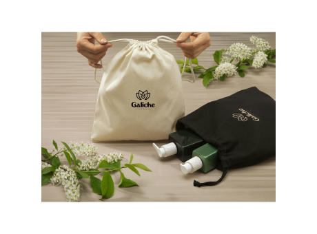 Gift Pouch Naturel GRS Recycled Cotton (150 g/m²) M bedrucken