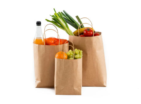 Tragetasche aus recycelten Papier Marina Werbeartikel