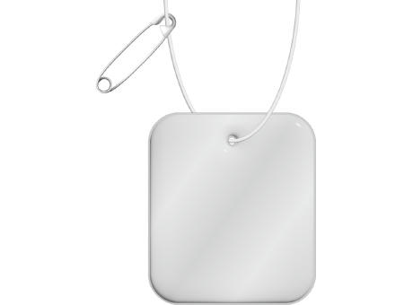 Product image RFX™ H-20 rechteckiger reflektierender PVC-Anhänger XXL Werbeartikel