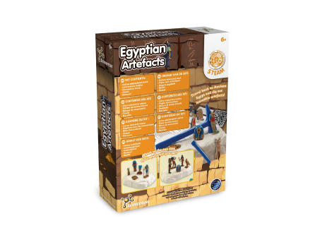 Ancient Egypt Excavation Kit II. Lernspiel lieferung inklusive einer kraftpapiertasche (90 g/m²), aus FSC™-zertifiziertem Material und anderen kontrollierten Materialien hergestellt Werbeartikel