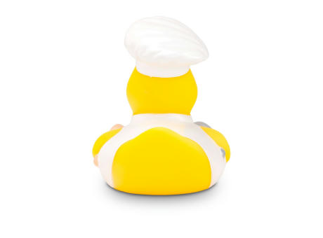 Werbeente Bruno Bratpfanne Weiß Werbeartikel