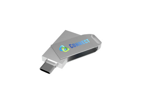 USB Stick Dual Twister-C 3.0, 32 GB  Werbeartikel