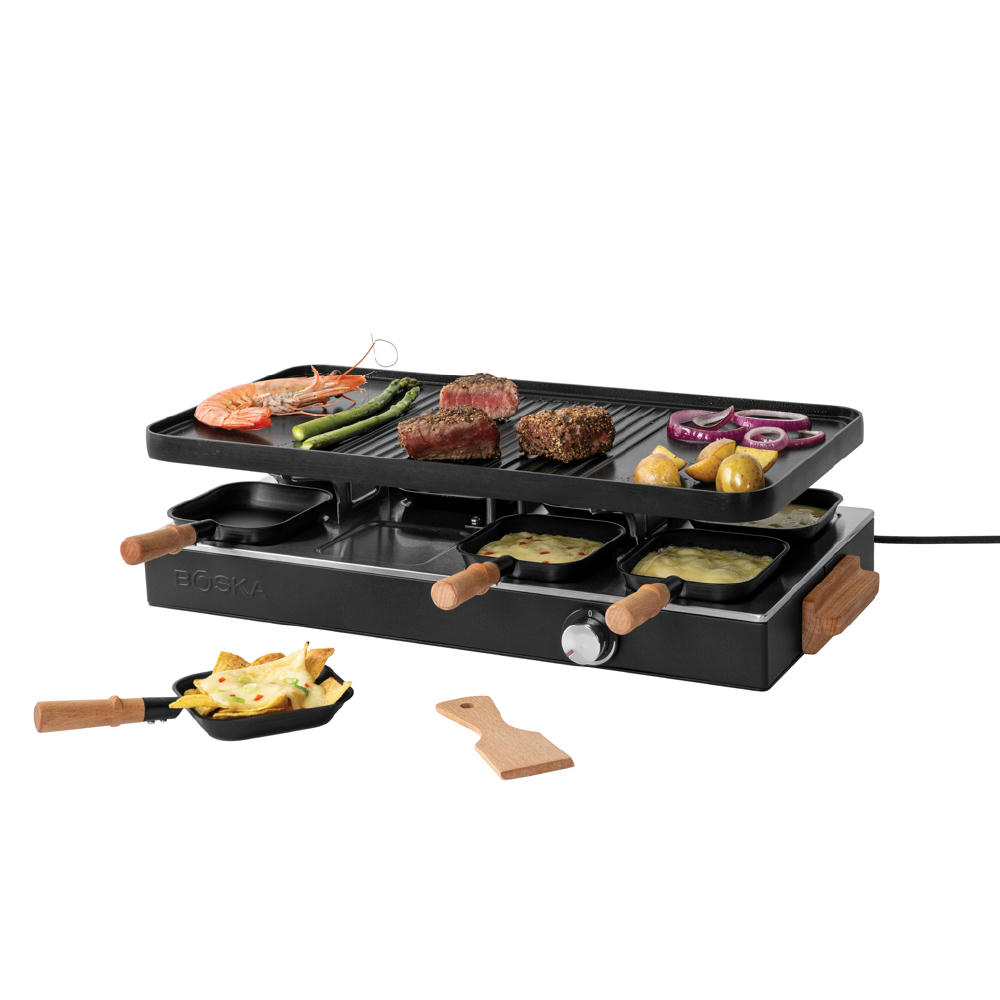 BOSKA Raclette Gourmet Party, 8 Personen (EU Type F) Werbeartikel