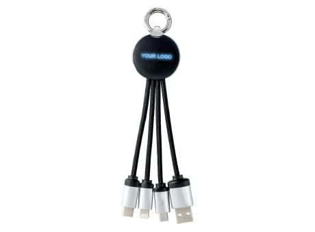 Product image 3-in-1 Ladekabel mit Beleuchtung REEVES-PUHALANI Werbeartikel