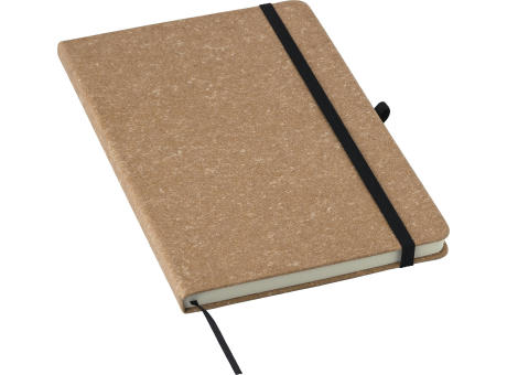 Notizbuch aus recyceltem Leder (A5) Gianna Werbeartikel