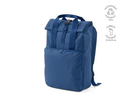 Warsaw 20L Rucksack aus rPET.Roll-Top- und Schnallenverschluss bedrucken