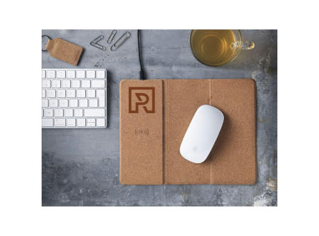 Cork Wireless Ladendes Mousepad Mausmatte Werbeartikel
