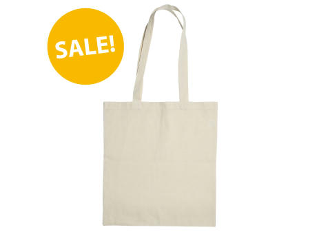 Baumwolltasche mit langen Henkeln, 140 gr/m² bedrucken