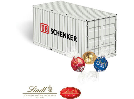 Product image 3D Präsent "Container" mit Lindt Lindor Pralinés Werbeartikel