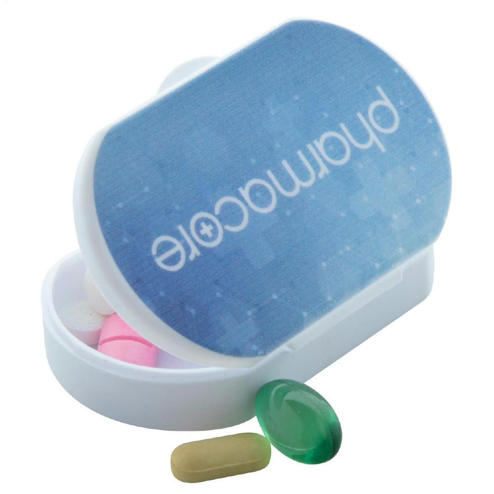 Pillendose Tripill Werbeartikel