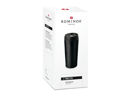 ROMINOX® Isolierbecher // Recta 500ml - schwarz Werbeartikel