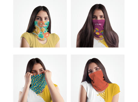 Individueller Multifunktions-Schal CreaScarf Werbeartikel