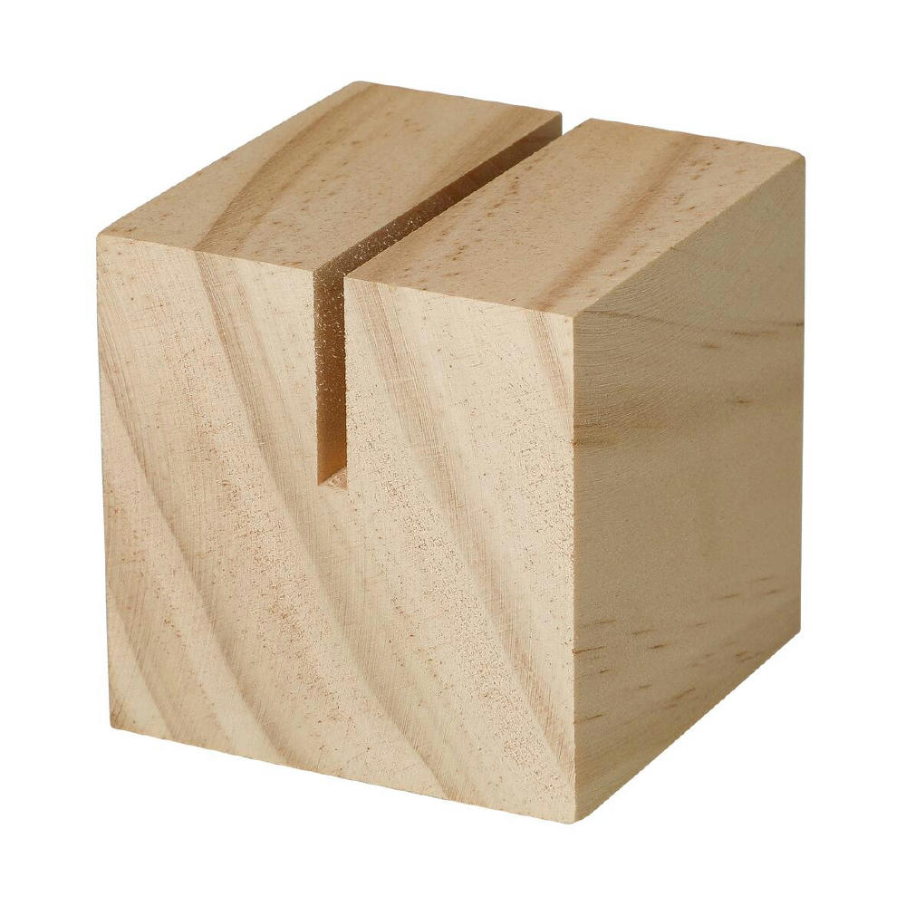 Holzmenükartenhalter "Cube" Werbeartikel