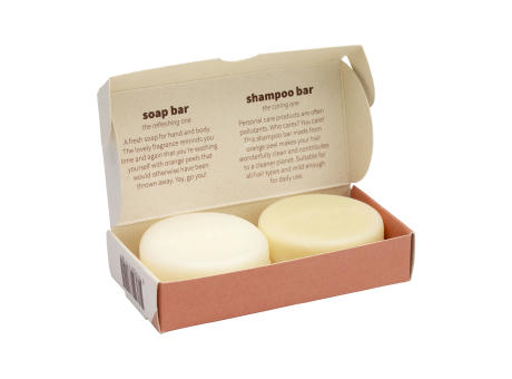 Unwaste Duopack Soap & Shampoo bar Werbeartikel