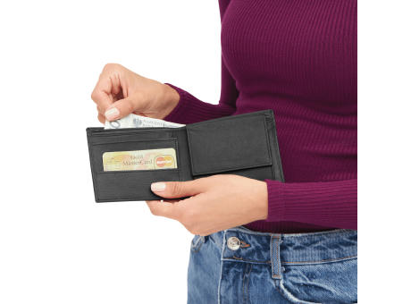 PALERMO - Echtleder-Geldbörse Werbeartikel