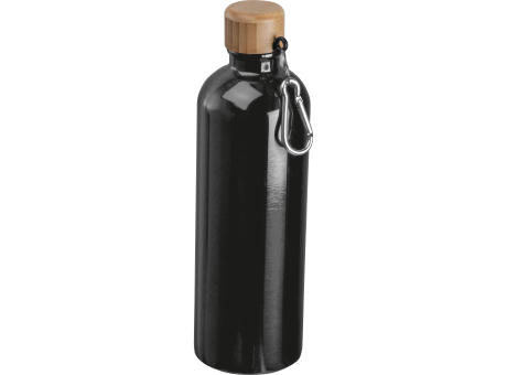 Product image Edelstahltrinkflasche mit Karabiner, 750ml Werbeartikel