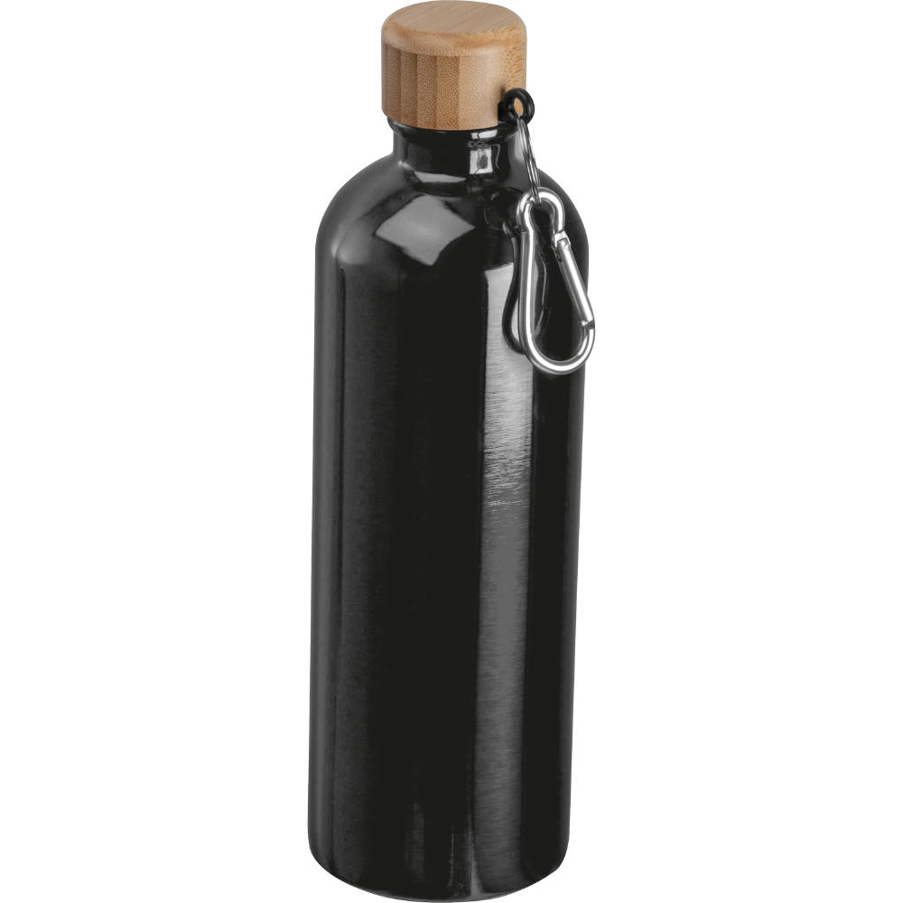 Product image Edelstahltrinkflasche mit Karabiner, 750ml Werbeartikel