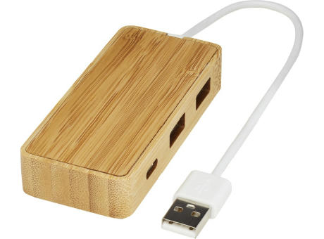 Product image Tapas USB-Hub aus Bambus Werbeartikel