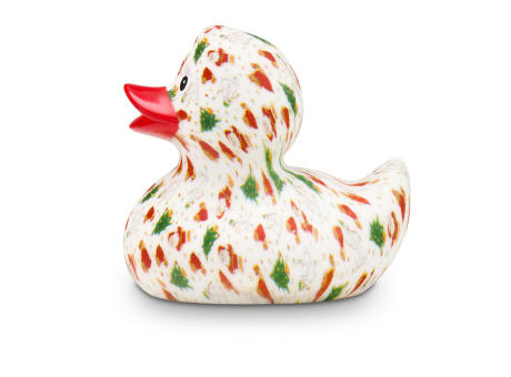 Werbeente Tanja Tannenbaum mit rotem Schnabel, ca. 8 cm Werbeartikel