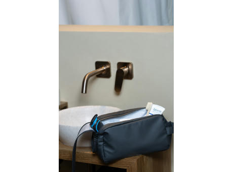 TROIKA Kulturbeutel TROIKA BLACK WASHBAG 2 bedrucken