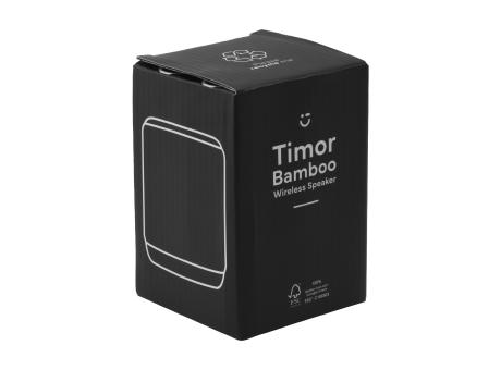 Timor Bamboo Wireless Speaker Werbeartikel