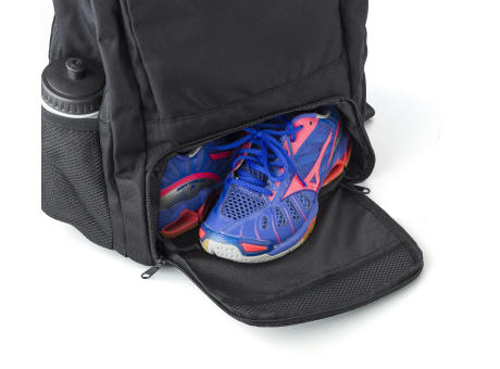 rPET-Polyester-Multifunktionsrucksack Sebastian bedrucken