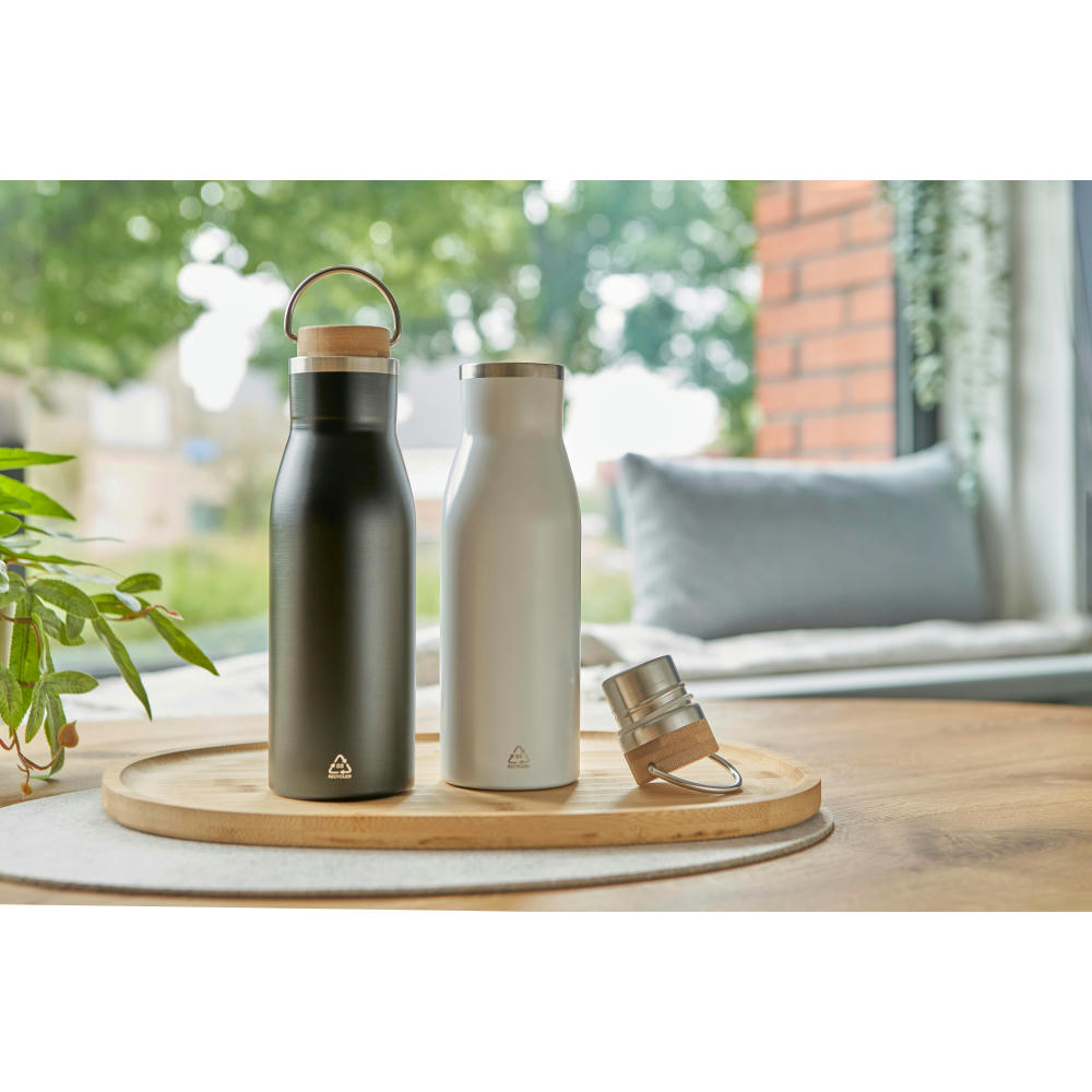 Recycelte Edelstahlflasche Aline Werbeartikel