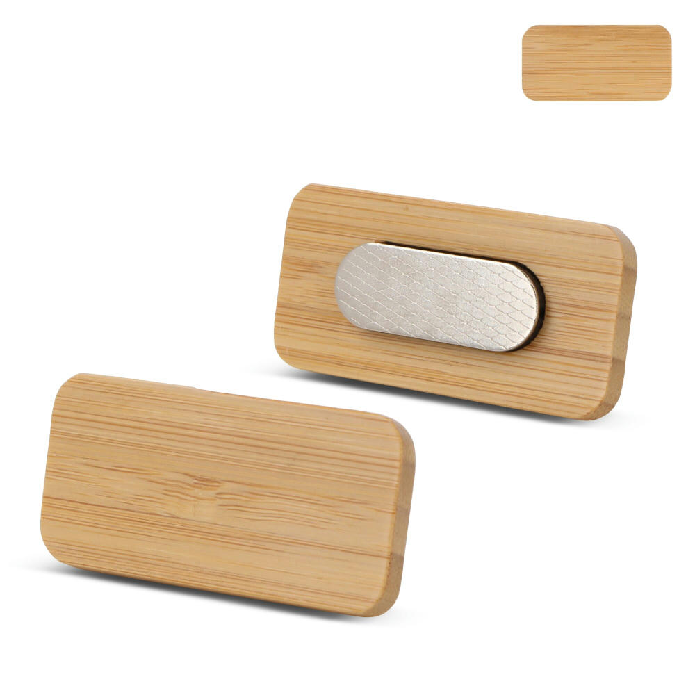 Product image Namensschild Bamboo mit Magnet Werbeartikel