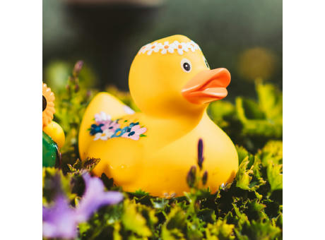 Quietsche-Ente Blumendesign Werbeartikel