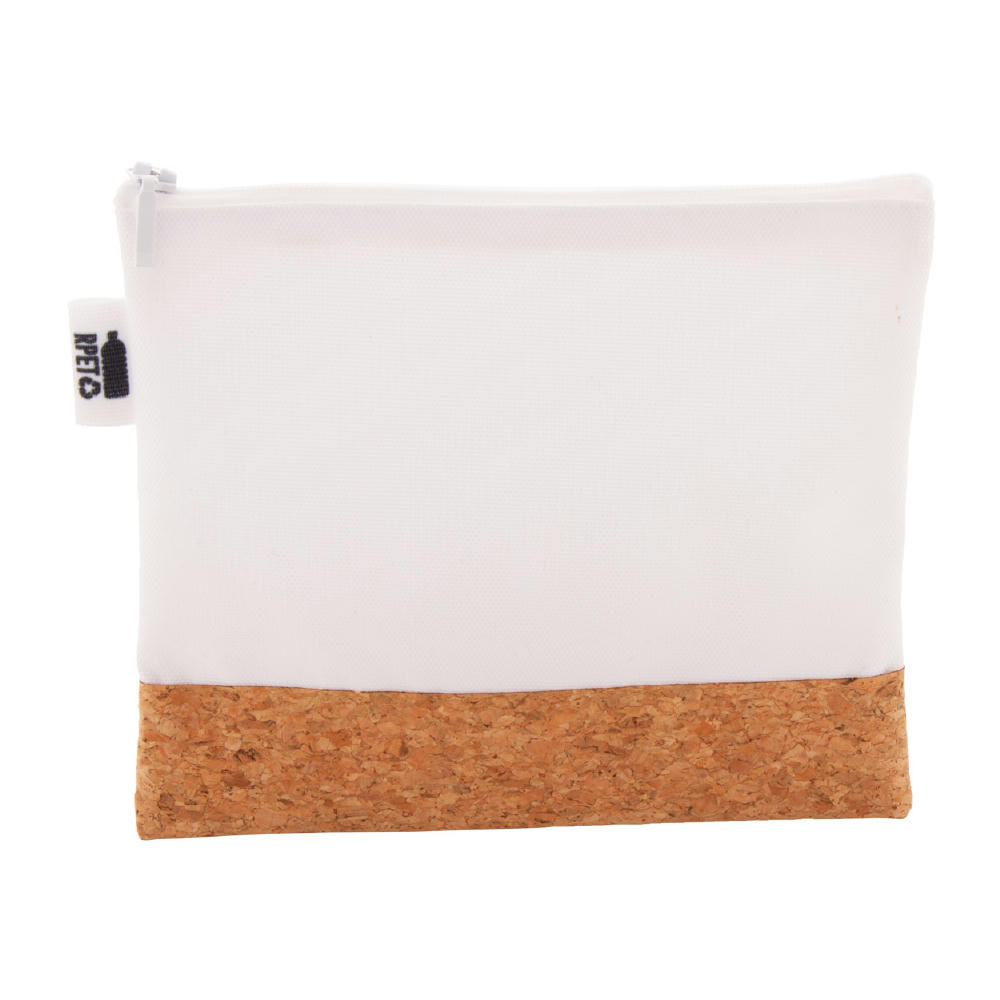 Individuelle Kosmetiktasche CreaBeauty Cork M RPET Werbeartikel