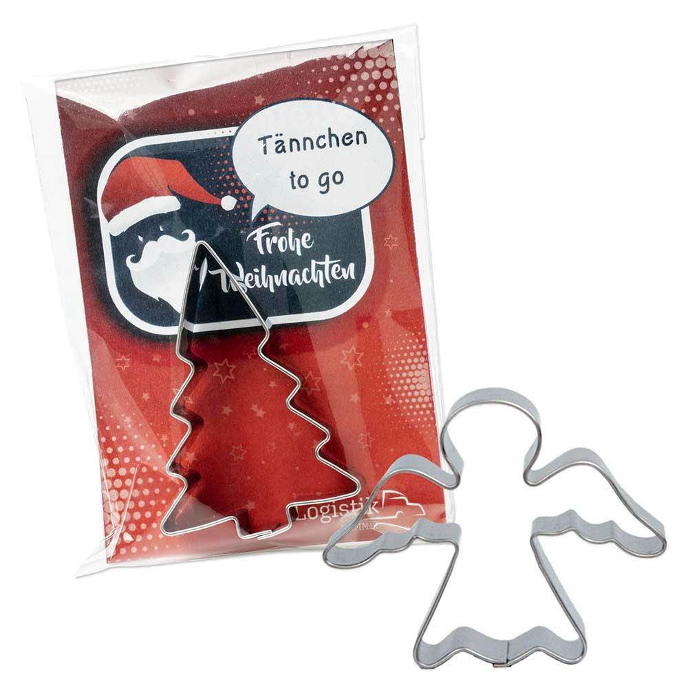 Product image Backförmchen in der Werbetüte - Winter - Engel Werbeartikel
