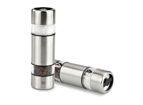 Geschenkset / Präsenteset: Salz & Pfeffer im Miniformat, schwarze Verpackung bedrucken