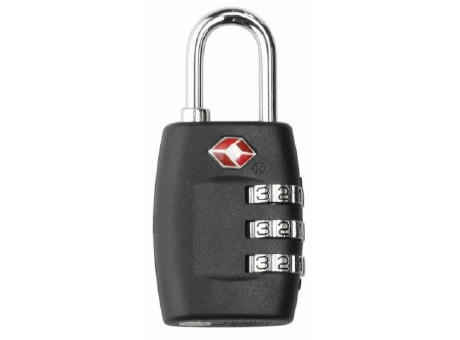 Product image thanxx® Reiseschloss "TSAMobileLock" schwarz bedrucken